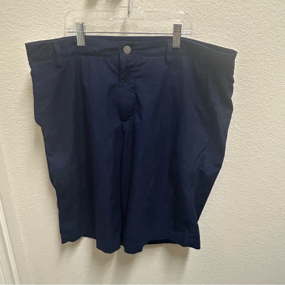 Puma Men's Dark Blue Flat Front Shorts